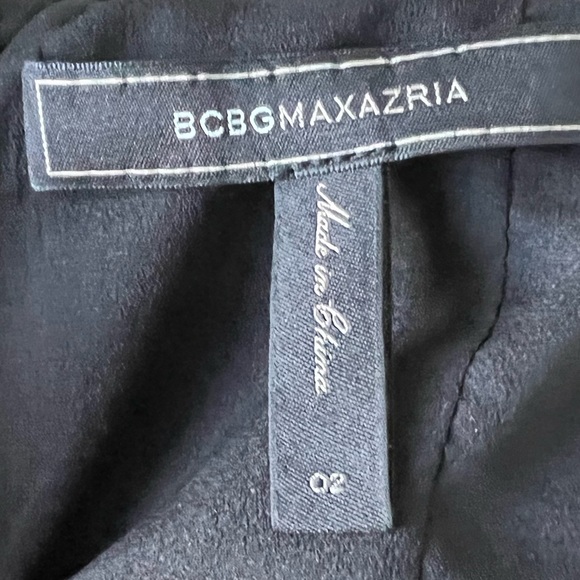 BCBGMaxAzria Black Angelinah Contrast Cutout Gown - Size 2 - Picture 13 of 13